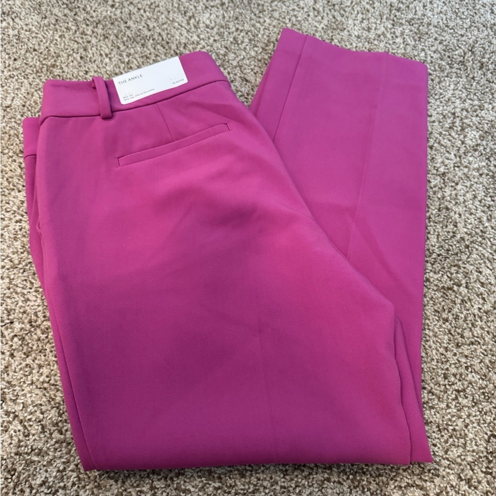 Ann Taylor Factory Fuchsia Ankle Pants